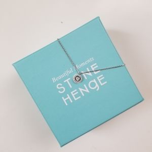 Heart Circle CZ 925 Sterling Silver Necklace